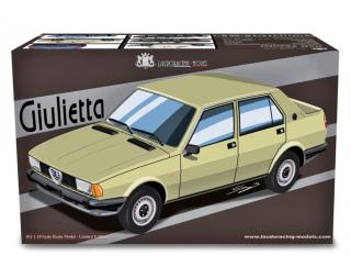 Alfa Romeo Giulietta 1.6 - 1.8 1980 Marrone Testa di Moro Laudoracing 1:18 Resinemodell (Türen, Motorhaube... nicht zu öffnen!)